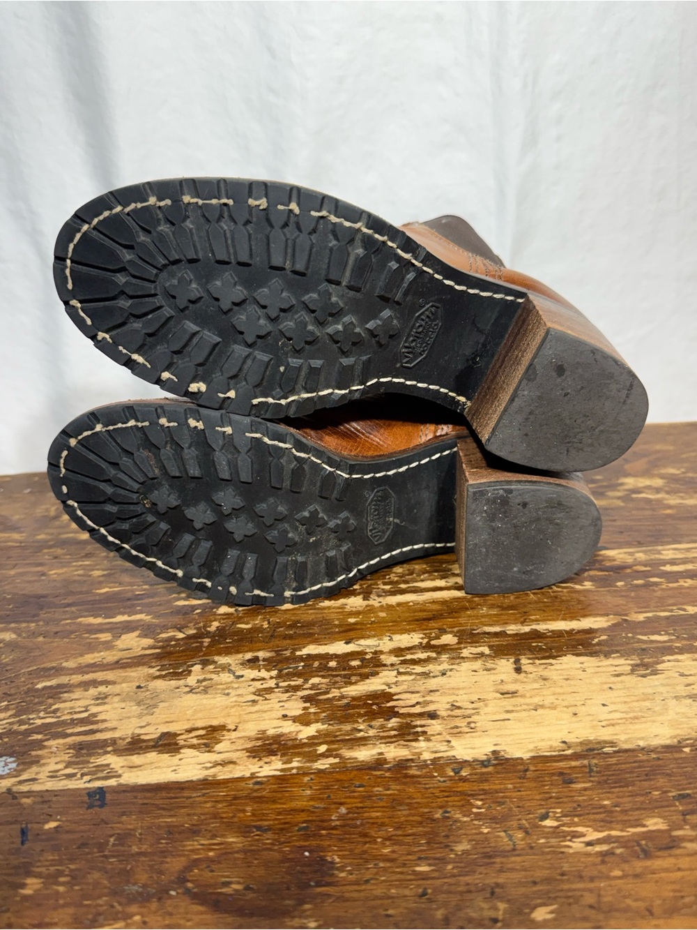 Frye Women's Chelsea Ankle Boots in Cognac Leather - Picture 6 of 7